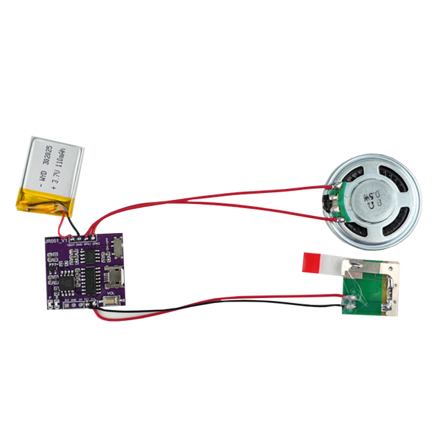 USB Programmable Sound Tongue Sliding Module for DIY Cards and Toys