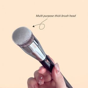 Pinceau de Maquillage Bestseller à Tête Ronde pour Fond de Teint et Correcteur, Fibres Synthétiques, Manche en Plastique, Monobloc Sans Soudure, Multi-Usages pour le Visage - Product Image 4