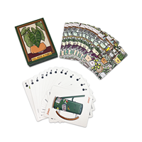 Cartes de poker Svengali personnalisables de haute qualité, logo imprimé, jeu de cartes de poker magiques, 310g, noyau noir, CMYK, différentes tailles