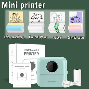 เครื่องพิมพ์สติกเกอร์แบบพกพา พร้อมเครื่องพิมพ์ความร้อนไร้หมึก สำหรับ <span class=keywords><strong>iPhone</strong></span>, สมุดบันทึก, DIY, ของขวัญสำหรับเด็ก - Product Image 5