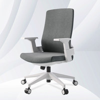 Chaise de bureau moderne et minimaliste en acier inoxydable, confortable, ergonomique, pour ordinateur, avec dossier et soutien lombaire, pour la maison