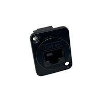 8P8C Adaptateur réseau Prise Cat5e Cat6 Rj45 Jack trapézoïdal Jack modulaire Connecteur droit Répartiteur Rj45 Connecteur adaptateur Rj45