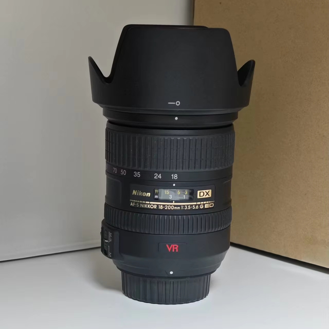 Best Sale OEM AF-S DX 18-200mm F/3.5-5.6G ED VR Zoom Lens for Compatible 86mm Filter Size Made in Guangdong