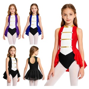 Costume de cirque pour filles de 6 à 16 ans, combinaison de cosplay, tenue de danse pour spectacles, carnaval, jeux de rôle, performance sur scène - Product Image 1