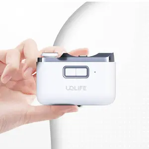 UQ LiFe double-motor design small discretion battery build in 2 in 1 automatic baby electric nail clipper