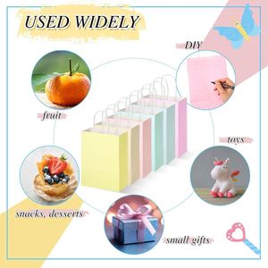 Customized Kraft <b>Paper</b> Gift Bags Handles Embossed Logo Durable Recyclable Multiple Sizes for Promotional Shopping - Product Image 2