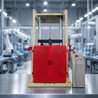 Testeur de résistance aux crevaisons de pneus électro-servo 50kN force de test maximale pour l'énergie du piston du pneu et les tests de performance anti-crevaison
