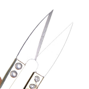 Tijeras para cortar hilos galvanizadas, cortadores de hilo en forma de U de acero inoxidable para herramientas de pesca - Product Image 4