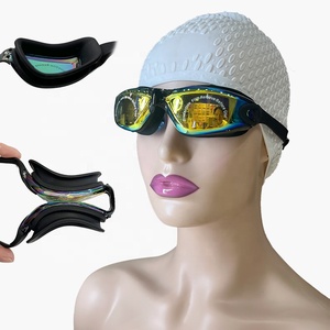 Joint <span class=keywords><strong>de</strong></span> lunettes <span class=keywords><strong>de</strong></span> course en Silicone professionnel Protection des yeux été adulte Anti-buée Anti UV lunettes <span class=keywords><strong>de</strong></span> <span class=keywords><strong>natation</strong></span> <span class=keywords><strong>avec</strong></span> bouchons d'oreilles et pince-<span class=keywords><strong>nez</strong></span> - Product Image 4