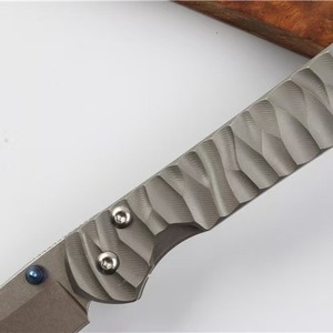 Navaja Plegable de Acero Inoxidable Gris, Herramienta para Cortar Frutas de Uso Diario en el Hogar - Product Image 5