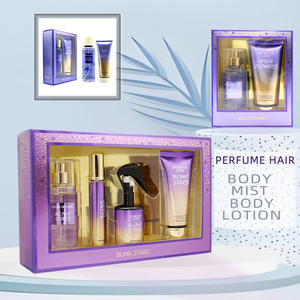 <span class=keywords><strong>Set</strong></span> Regalo da Quattro Pezzi di Eau De Parfum Floreale <span class=keywords><strong>per</strong></span> Donna con Fragranze di Orchidea, Lilla ed Ebano in Formato Prova - Product Image 1