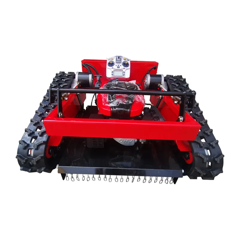 Mesin Pemotong Profesional Mini Solar Robot Traktor Pemotong Selesai Mini Jerami Tanpa Kabel Mesin Pemotong Rumput