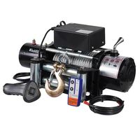 Treuil électrique 12V 4500lbs pour ATV, UTV, tout-terrain, avec télécommande sans fil, câble en acier de 10m pour camion, remorque, SUV