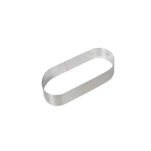 Stainless Steel Oval Mousse Ring 304 Reusable Cake <b>Mold</b> For Tart And Cake Making - Product Image 5
