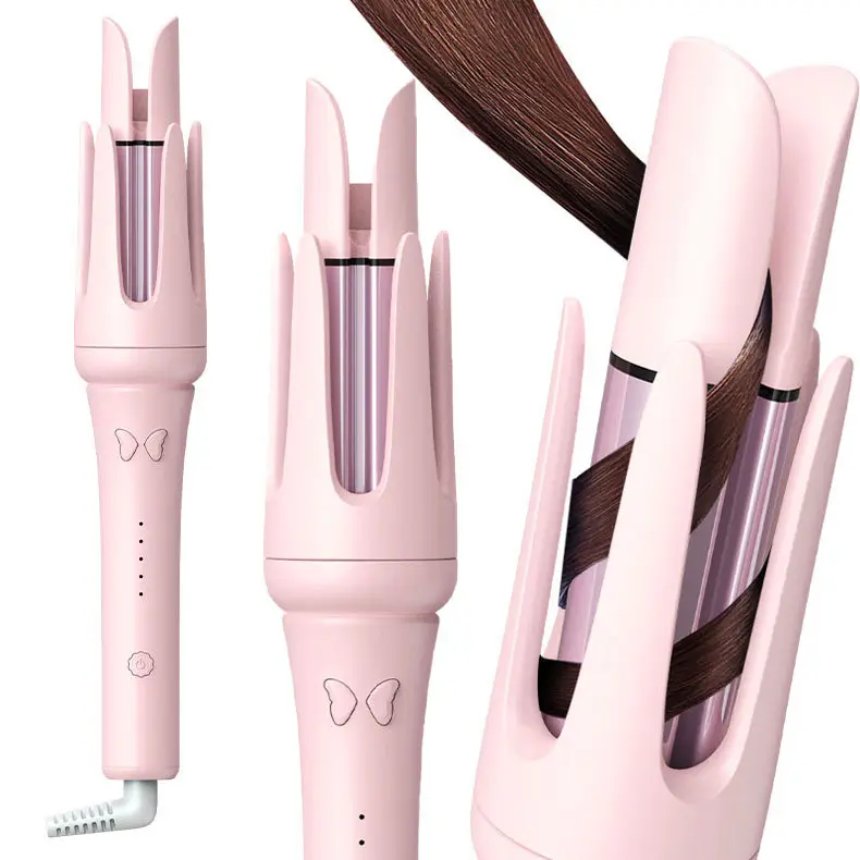 Rechargeable Mini Travel Portable Auto Ceramic Hair Curler Cordless Automatic Hair Curler