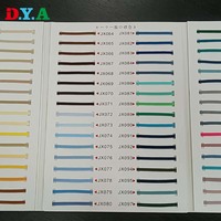 Cordon tressé multicolore en polyester de 4 mm pour accessoires vestimentaires