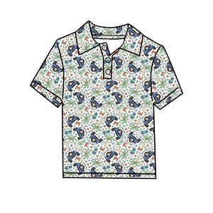 FANCY MONKEY Bb-4 OEM/ODM Ensemble en coton biologique décontracté à bretelles réglables, imprimé personnalisé, jupe à volants moulante pour bébés filles, vente chaude - Product Image 1
