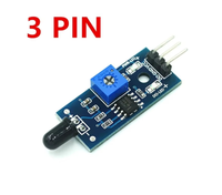 Modul Sensor Api Papan Biru, Modul Deteksi Sumber Api, Modul Penerima Inframerah, Sistem 3-kabel, Sistem 4-kabel