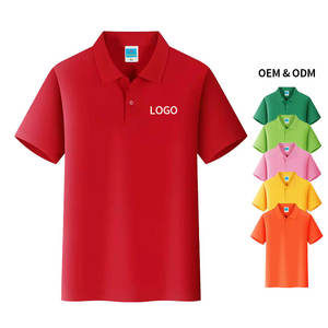 Мужская хлопковая рубашка-поло с коротким рукавом - Product Image 5