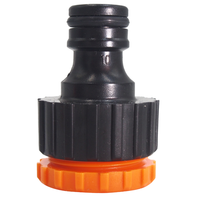 Adaptateur de Robinet en Plastique ABS en Gros, Raccords Femelles 1/2" et 3/4", Connecteur Rapide pour Tuyau d'Arrosage de Jardin, Durable pour l'Irrigation