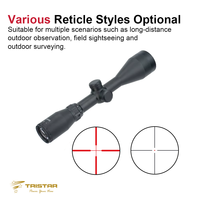 Lunette d'observation optique Tristar 3-9X50 |   Objectif 50 mm |   Réticule éclairé |   Utilisation en extérieur sur de longues distances