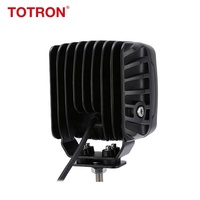 Lumière de travail LED carrée en aluminium 45W 12V/24V 3780lm 6000-6500K avec support de montage en acier inoxydable pour tracteur, VTT, UTV