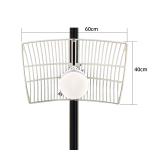 Antena Parabólica Externa V9 9dBi RHCP 698-6000MHz con <span class=keywords><strong>Cable</strong></span> Coaxial LMR300 para Router WiFi TP-Link, Netgear y ZTE - Product Image 4