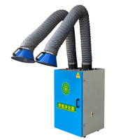Nouvel extracteur de fumée industriel avec filtre à charbon actif, conception mobile, débit d'air de 800 CFM, faible bruit, pour collecteur de fumée de soudage, poussière