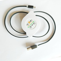 Cobre puro 2A 3A Carga rápida Tipo-A Micro Flat USB Cable PVC con camisa Teléfono Tablet Auricular Computadora Impresora Cámara