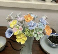 Vase à fleurs artificielles en céramique artisanale haute température de Jingdezhen, Chine, décoratif, livraison gratuite, cadeau de 20 yuans pour petite amie