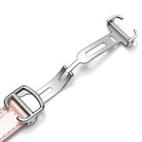 Bracelet de montre en cuir de luxe original JYD S519 20/22 mm 1:1 pour montres Cartier Ballon Bleu
