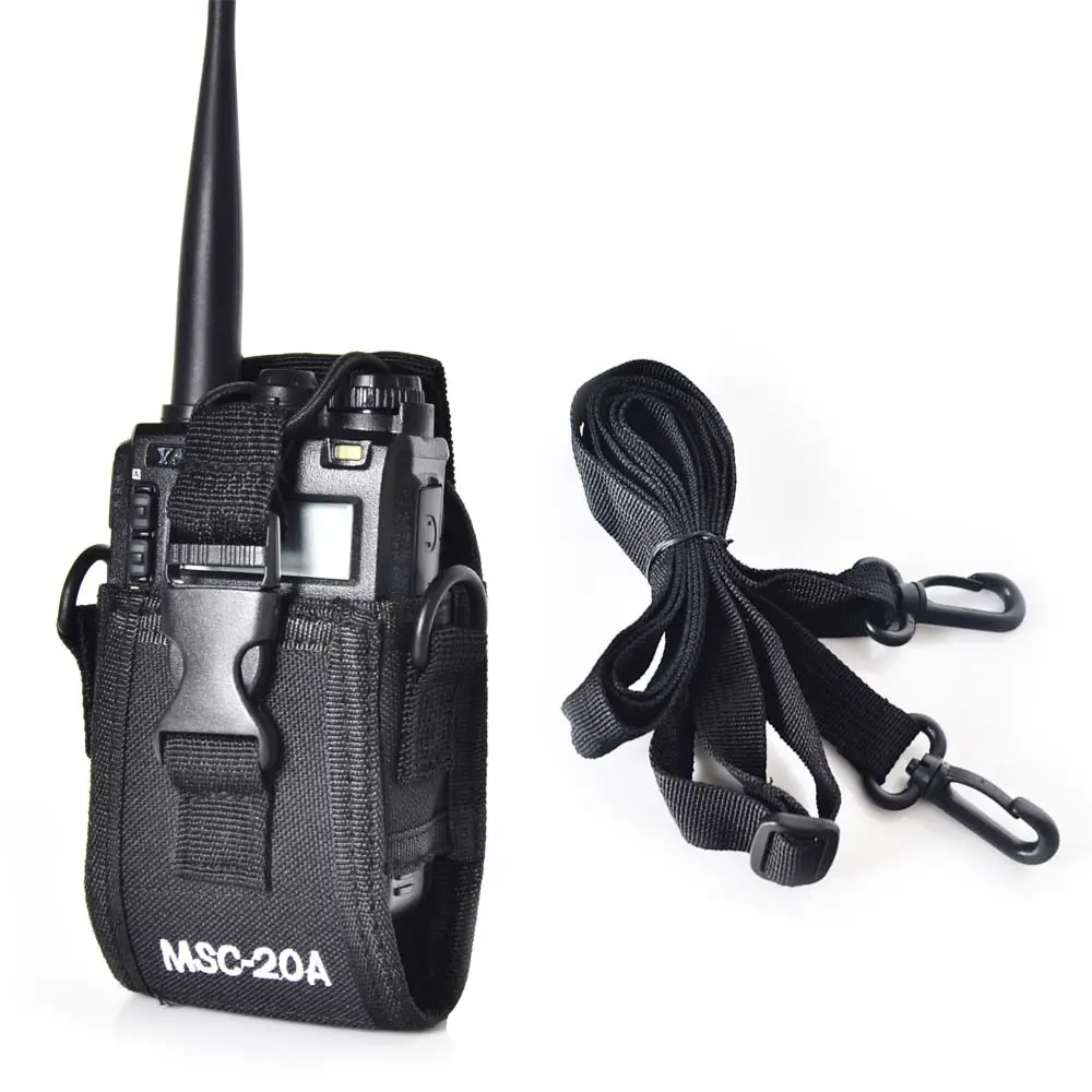 Estojo de proteção para rádio baofeng uv 5r uv82, bolsa de náilon MSC-20A, case para rádio, acessórios, walkie talkie pofung uv5r, 888s