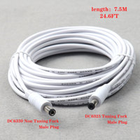 Cable de Extensión de Conector de Alimentación DC6330 Macho Normal a DC6325 Macho de Clavija de Afinación para Tira de LED