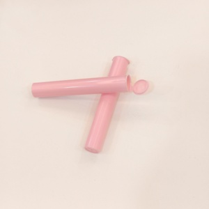 Tubes en plastique recyclé d'océan noir de 78 mm, 98 mm, 116 mm, 25 % PCR PP, avec bouchon à pression, résistant aux enfants, tubes en fibre végétale - Product Image 1