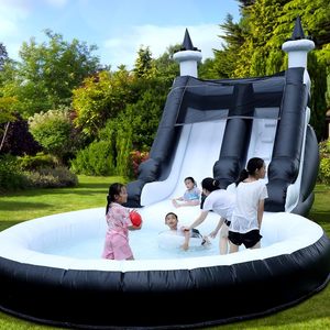 Best Seller 24FT Inflatable Water <b>Slide</b> Commercial Grade Heavy Duty PVC For Kids Adults Outdoor Backyard Water Park - Product Image 1