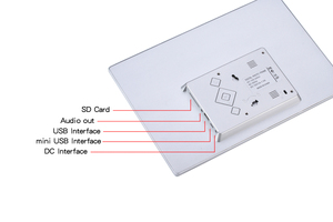 12 Inch Nhôm Khung Ảnh Kỹ Thuật Số Quảng Cáo Dẫn Hiển Thị Màn Hình Bảng Điều Khiển Ánh Sáng Áp Phích Trong Nhà Màn Hình Hiển Thị - Product Image 5