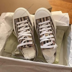 Zapatos Deportivos de Lona a Cuadros de Alta Calidad 2026, con Suela Gruesa, Transpirables, para Hombre y Mujer, Diseño de Marca, Venta al Por Mayor - Product Image 3