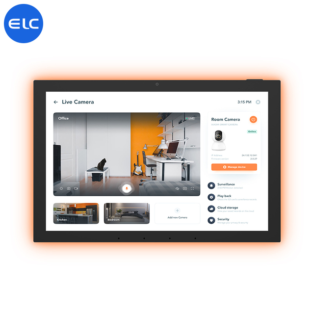 Smart Home Control Panel 10.1 Inch Android 14 Smart Home Automation Tablet All-in-one With POE RK3576S 4+64GB for Smart Home