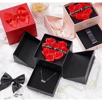Cadeau Fête des Mères Idées Cadeaux Saint-Valentin 2025 Boîte à Bijoux Cœur Boîte à Bijoux Luxe