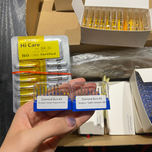 Frese diamantate professionali dentali ad alta velocità campione 324 frese diamantate Dantal - Product Image 2