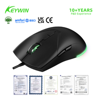 Nouvelle Souris Gamer Filaire Promotionnelle 7D d'Usine, Souris de Jeu Filaire USB Ergonomique OEM à Prix Compétitif, Souris Gamer Filaire Personnalisable LED RGB