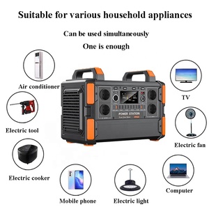 Centrale Électrique Portable 500W pour Voiture, Rechargeable, Lithium-Ion, Source d'Énergie, Générateur Solaire de Camping, 500Wh - Product Image 2