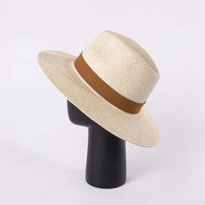 Chapeaux de plage grande taille tendance été, en paille naturelle Panama, protection solaire pour sports de plein air, voyages, pêche, protection UV - Product Image 5
