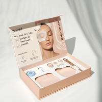 Recycelbare Magnet-Augenklappe behandlung Starre Papier boxen Benutzer definierte magnetische Augen pads Verpackung Geschenk box mit Logo