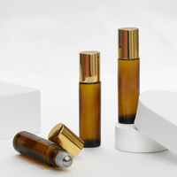 Huile essentielle Unique écologique de 3ml, 5ml, 8ml, 10ml, 15ml, bouteille en verre, bouteille à rouleau de dégradé de couleur pour rouleau de parfum