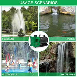 Bomba de agua sumergible para estanque de peces, 20000L/H, 5200GPH, 230V - Product Image 6