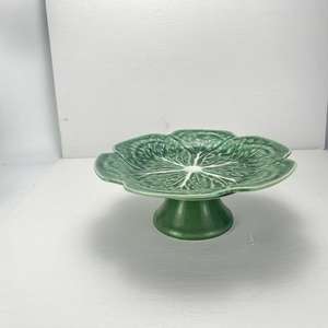 Venta directa de fábrica, elegantes platos de cerámica <span class=keywords><strong>en</strong></span> forma de hoja verde para servir ensaladas, frutas, aperitivos, platos creativos - Product Image 3