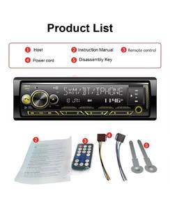 Mp3 Player <b>with</b> LCD Screen 1 Din Universal Audio 2USB BT APP <b>Control</b> Radio Car Black Box - Product Image 3