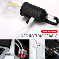 Usine En Gros Camping En Plein Air Tente Solaire Jardin Lumière LED Éclairage ABS Corps Portable Charge Rétro Tungstène Filament Ampoule