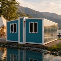 PuTian-20ft700mm 20Ft Tragbares Vorgefertigtes Luxuriöses Erweiterbares Modernes Outdoor-Modul für Haus/Hotel/Geschäft/Villa